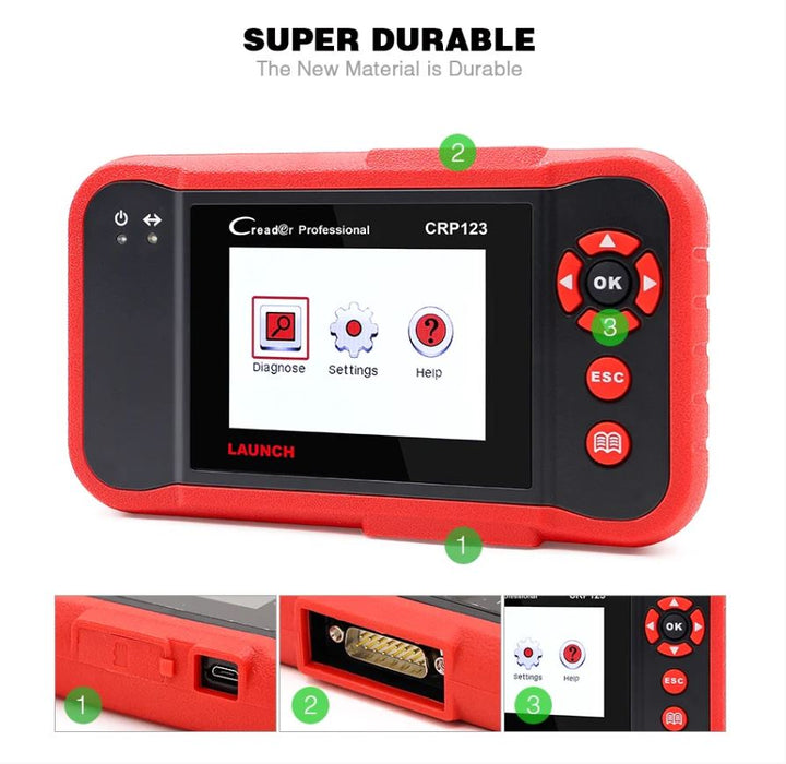 Launch CRP123 Car Scanner tool Tool for ENG/AT/ABS/SRS