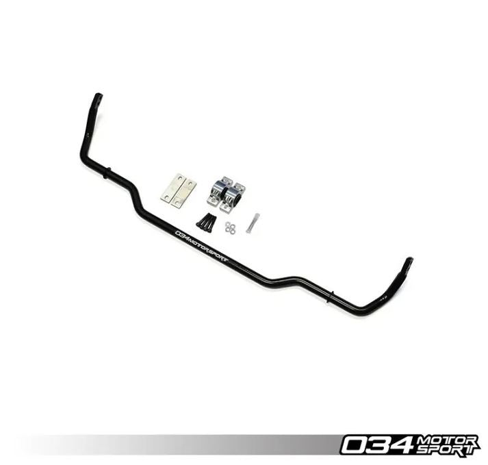 034Motorsport Solid Rear Sway Bar, MkV/MkVI Volkswagen Golf/GTI/Jetta/GLI/Rabbit & 8J/8P Audi TT/A3 FWD, Adjustable