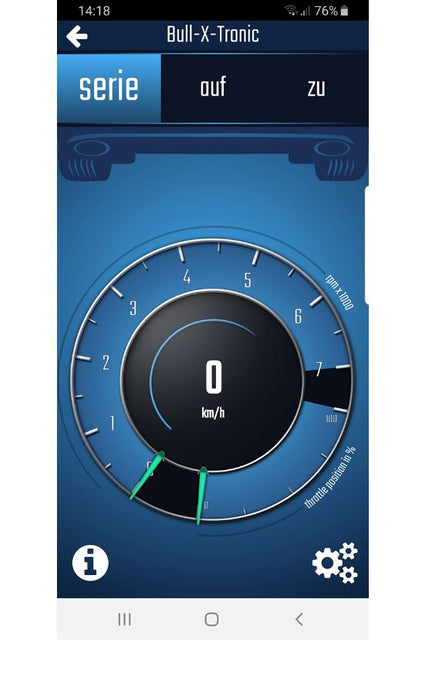 Bull-X Tronic Valve Control - valve control via app