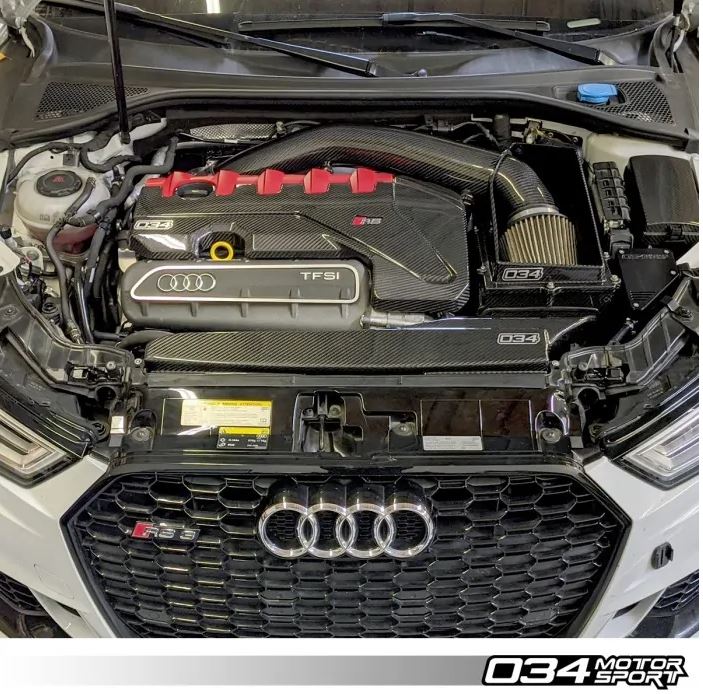 Carbon Fiber Engine Cover, Audi 8V RS3 and 8S TTRS — Harrys Euro