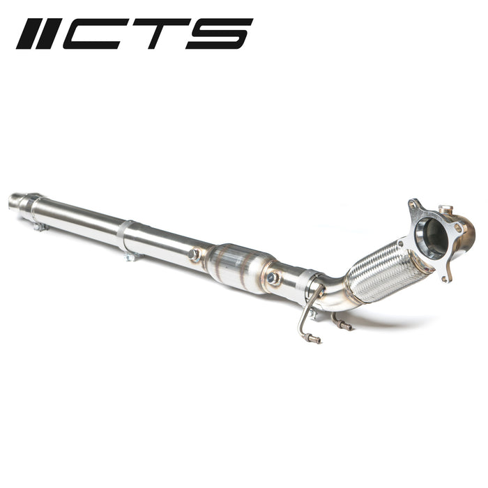 DOWNPIPE WITH HIGH-FLOW CAT (MK5, MK6, 8P A3, 8J TT)