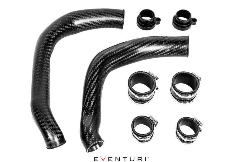 BMW S55 CARBON CHARGEPIPES - SET OF 2 UPPER CHARGEPIPES