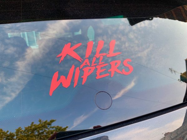 KILL ALL WIPERS | WRITTEN IN BLOOD DECAL