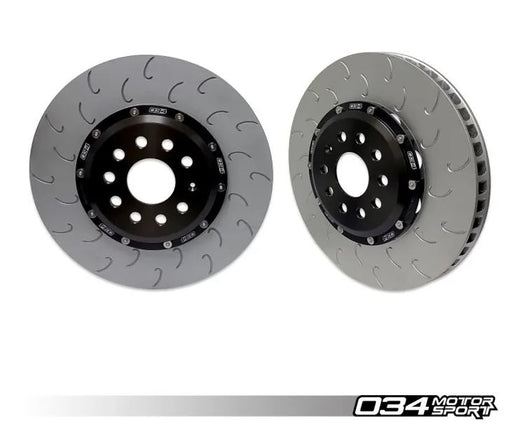 AM Autoparts Disc Brake Rotor Kit – Pair Of 2 Front Vented Rotors For Audi & VW