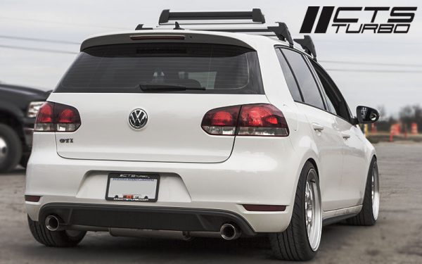 CTS TURBO VW MK6 GTI 3″ TURBO BACK EXHAUST HIGH-FLOW CAT