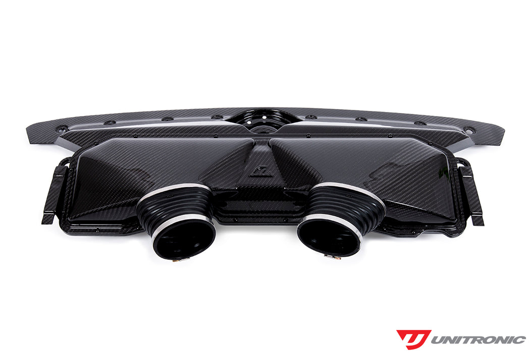 UNITRONIC CARBON FIBER INTAKE & TURBO INLETS FOR C8 RS 6/RS 7 GLOSS CARBON - Harrys Euro