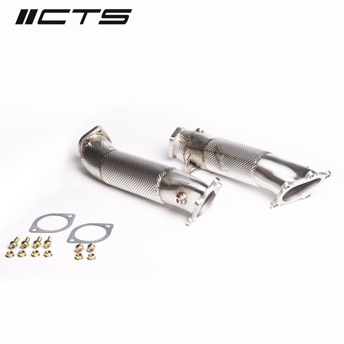 CTS TURBO NISSAN R35 GT-R CAST STAINLESS STEEL 3.5″ DOWNPIPES