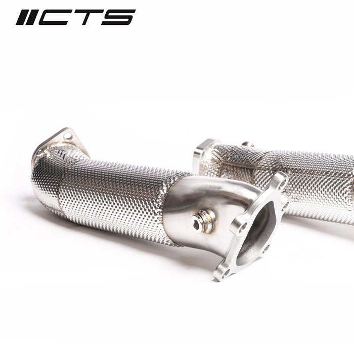 CTS TURBO NISSAN R35 GT-R CAST STAINLESS STEEL 3.5″ DOWNPIPES