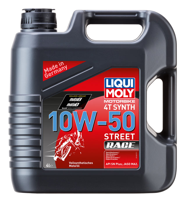 LIQUI MOLY MOTORBIKE 4T SYNTH 10W-50 STREET RACE | 4L